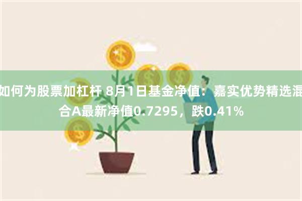 如何为股票加杠杆 8月1日基金净值：嘉实优势精选混合A最新净值0.7295，跌0.41%