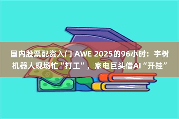 国内股票配资入门 AWE 2025的96小时：宇树机器人现场忙“打工”，家电巨头借AI“开挂”